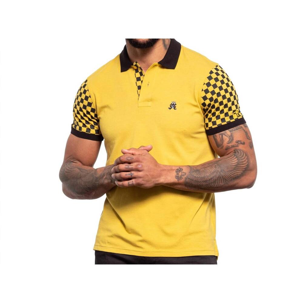NEW EIGHT X frog chicane polo in yellow